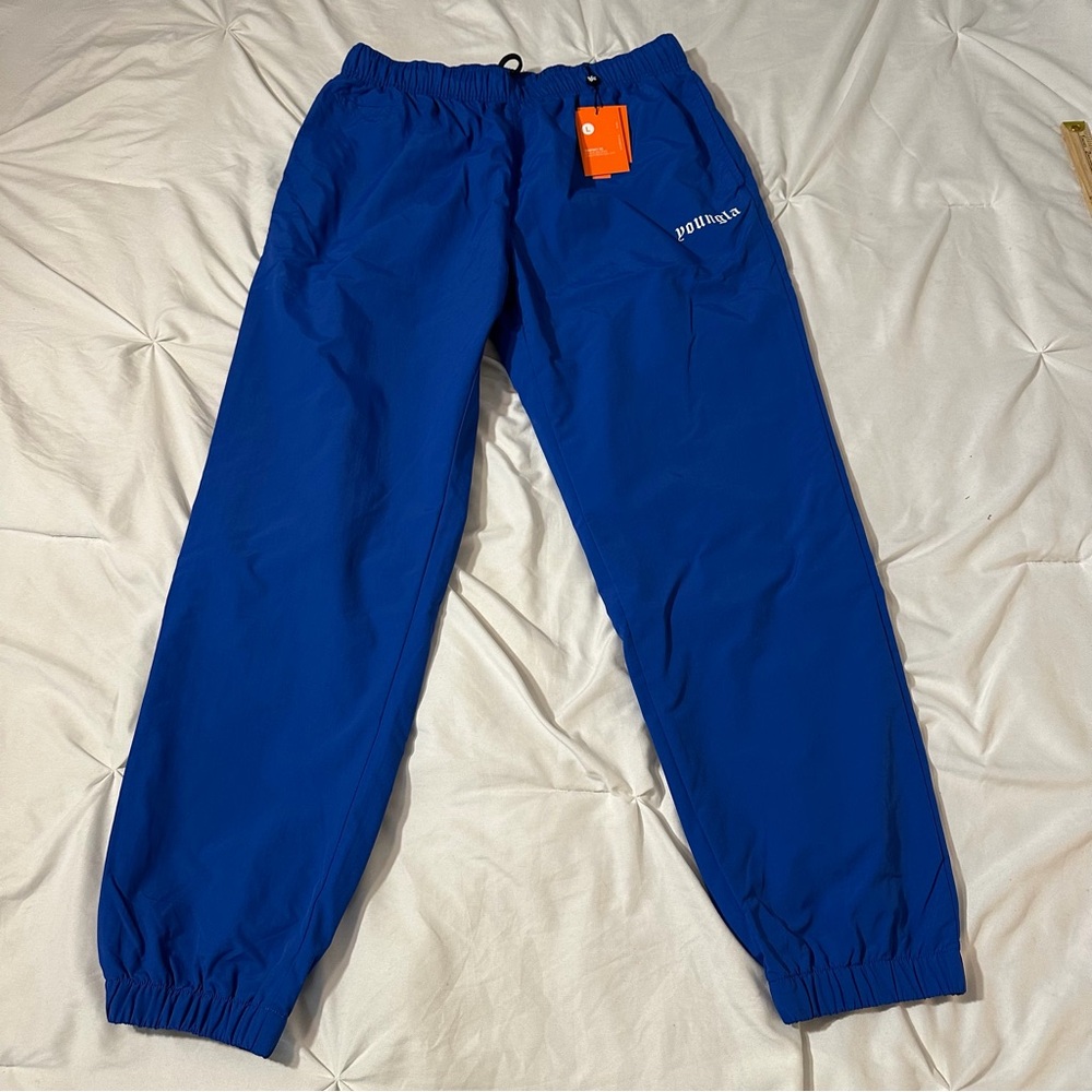 YoungLA men’s Blue Joggers with Logo